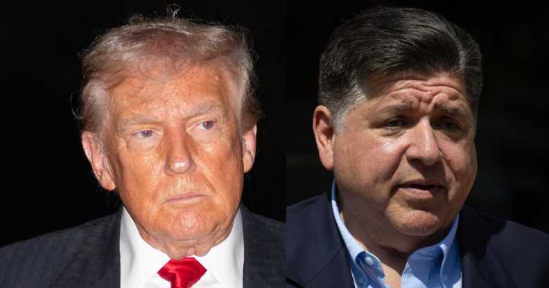 Trump and JB Pritzker
