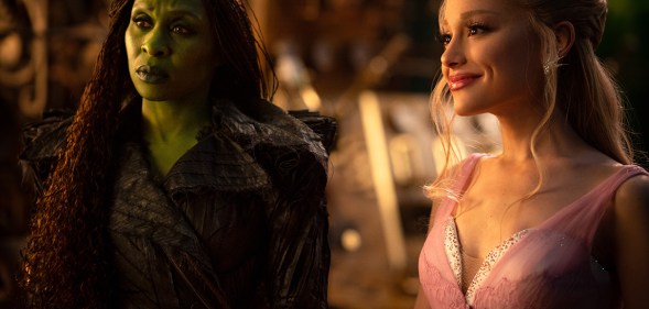 Elphaba and Glinda in Wicked