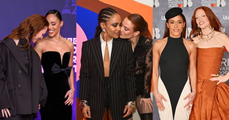 Alex Scott and Jess Glynne serving couple goals