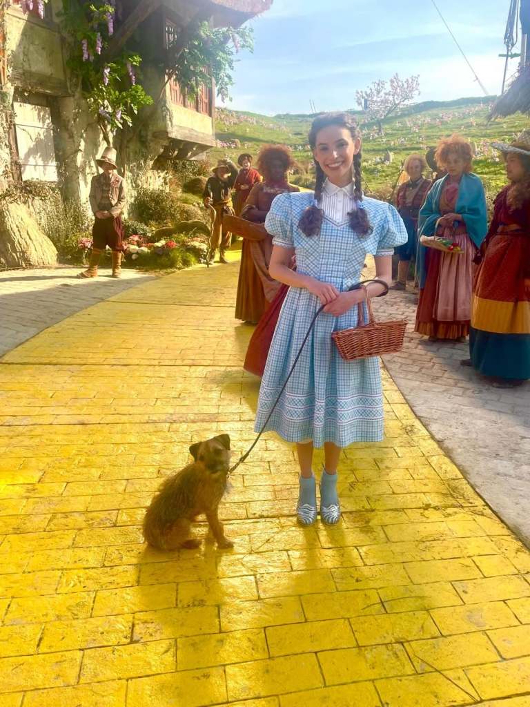 Wicked For Good stills of Bethany Weaver as Dorothy.