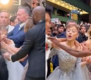 Cynthia Erivo defended Ariana Grande from a fan at the Wicked: For Good premiere.