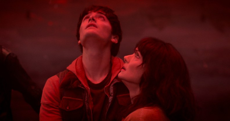 Noah Schnapp and Winona Ryder in Stranger Things 5.