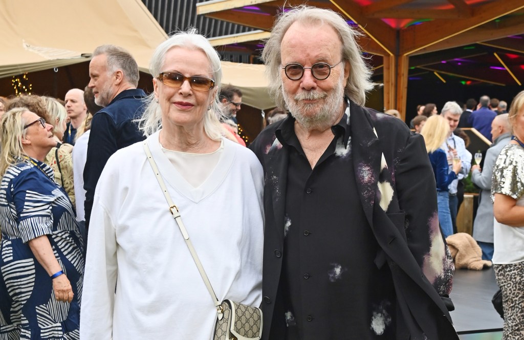 Anni-Frid Lyngstad and Benny Andersson of ABBA