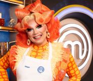 Ginger Johnson smiling in the MasterChef kitchen.