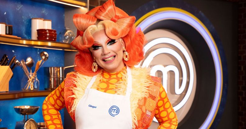 Ginger Johnson smiling in the MasterChef kitchen.