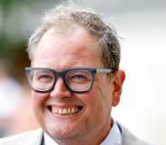 Alan Carr attends the wedding of Mel B and Rory McPhee at the OBE (Order of the British Empire) Chapel in St Paul's Cathedral on July 5, 2025 in London, England.