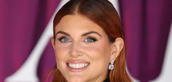 Ashley James attends the "All's Fair" London Premiere at Odeon Luxe Leicester Square on October 22, 2025 in London, England.