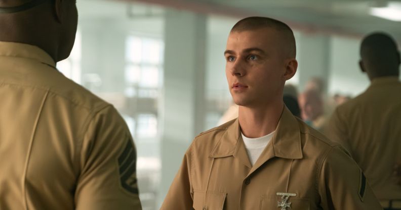 Miles Heizer as Cameron Cope in Boots.