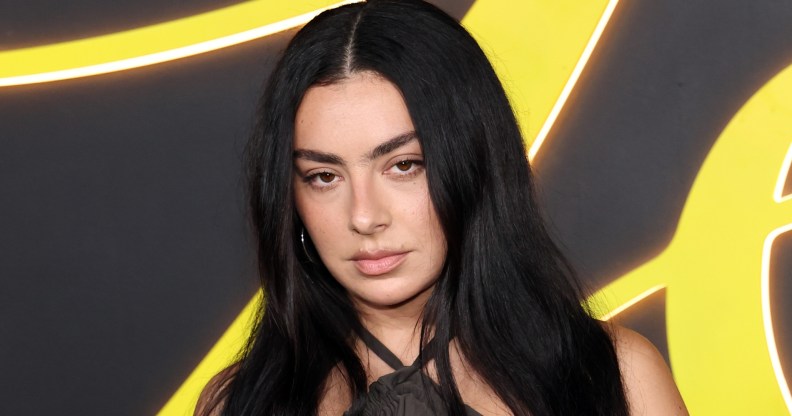 Charli XCX on the red carpet.