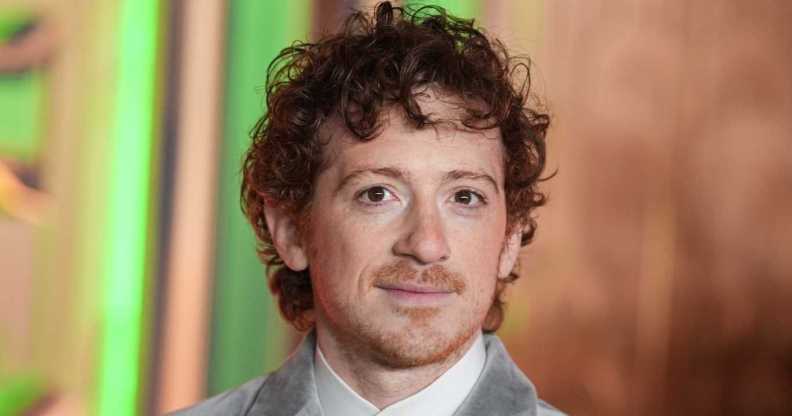 Ethan Slater at the "Wicked: For Good" New York Premiere held at Lincoln Center for the Performing Arts on November 17, 2025 in New York, New York.