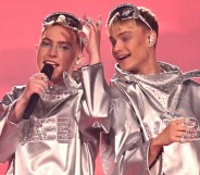 Vaeb representing Iceland at the 2025 Eurovision Song Contest