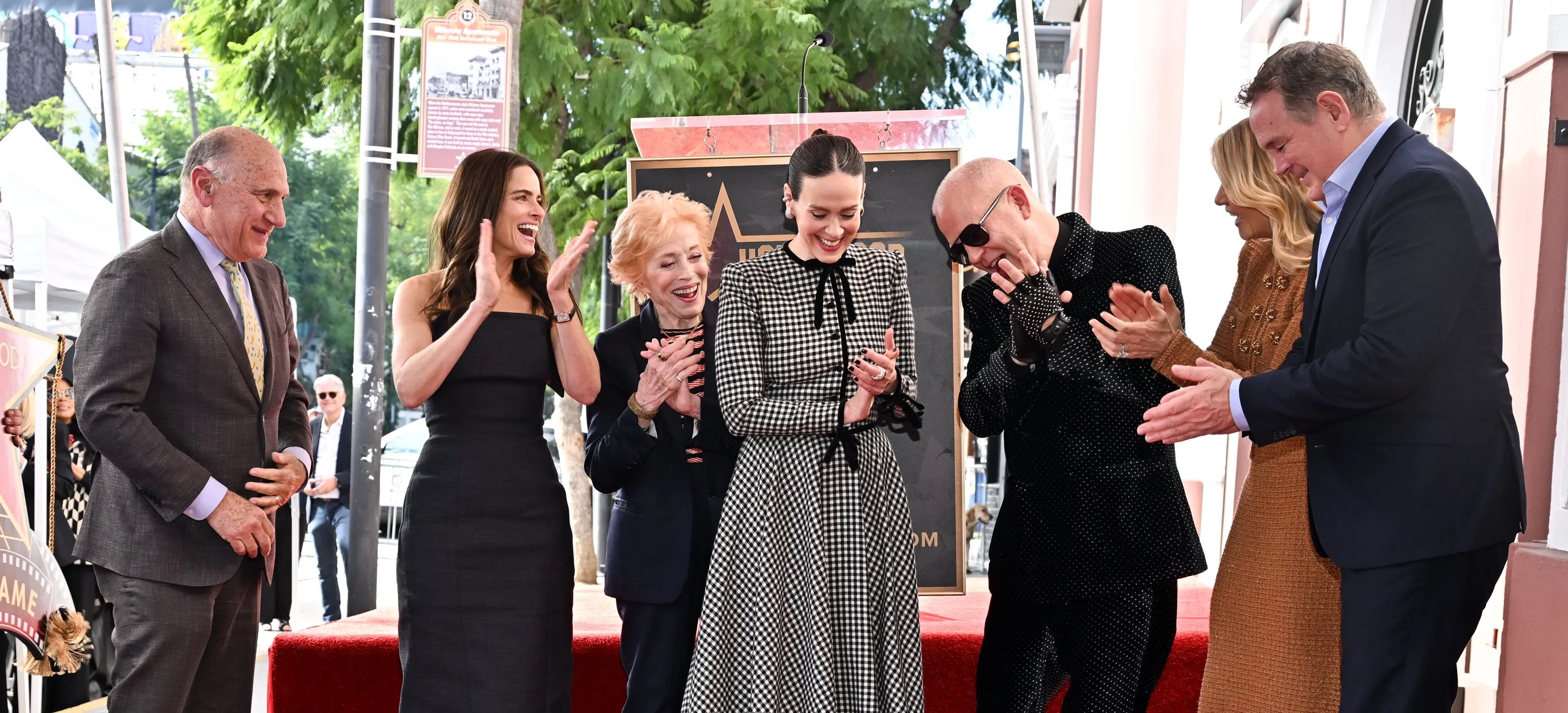 Holland Taylor praises Sarah Paulson in gushing Hollywood Walk of Fame speech