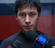 Hudson Williams as Shane Hollander in Heated Rivalry