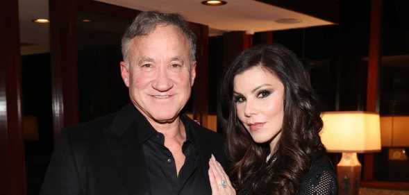Terry Dubrow and Heather Dubrow attend GLAAD Tidings on December 17, 2025 in Los Angeles, California.