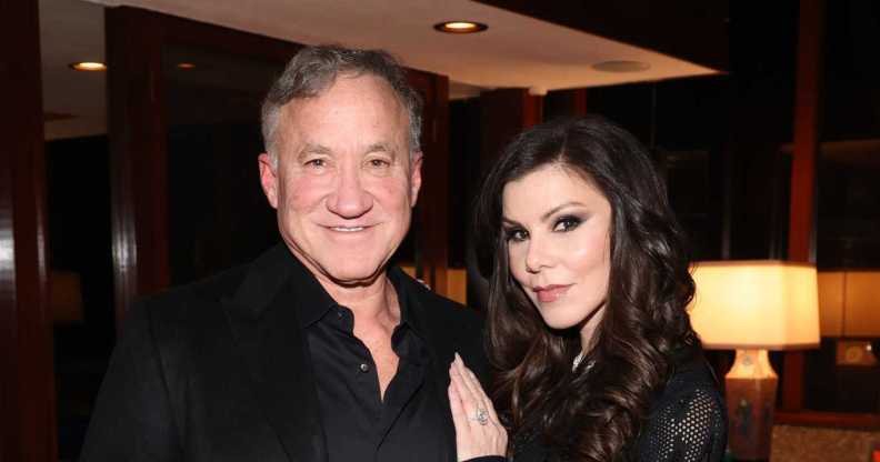 Terry Dubrow and Heather Dubrow attend GLAAD Tidings on December 17, 2025 in Los Angeles, California.