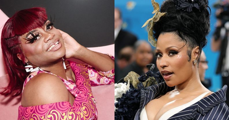 Heidi N Closet (left) and Nicki Minaj (right)