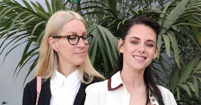 Dylan Meyer and Kristen Stewart.