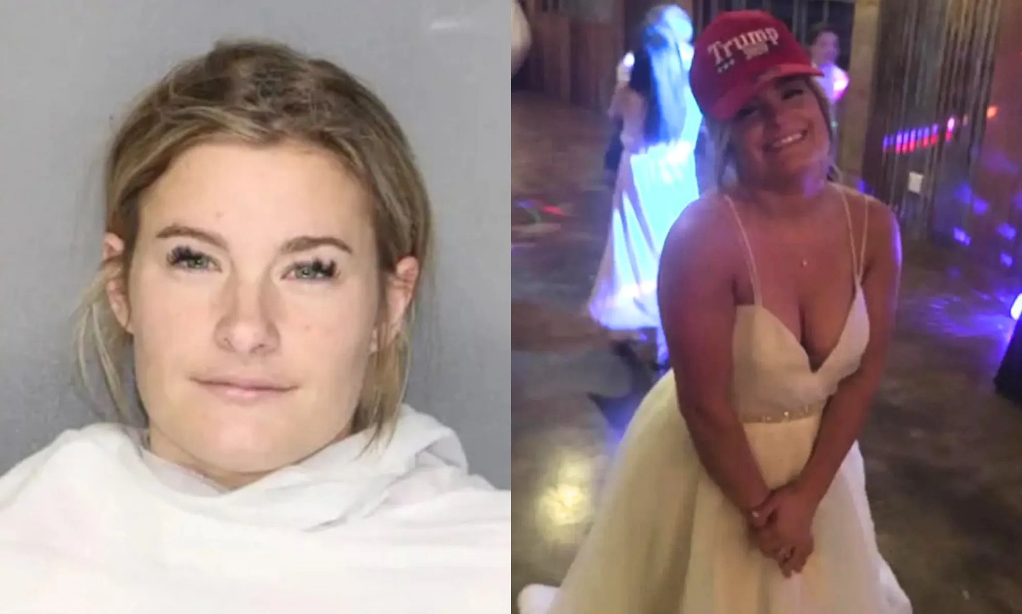 Woman who wore Trump MAGA hat at wedding charged with child sexual abuse
