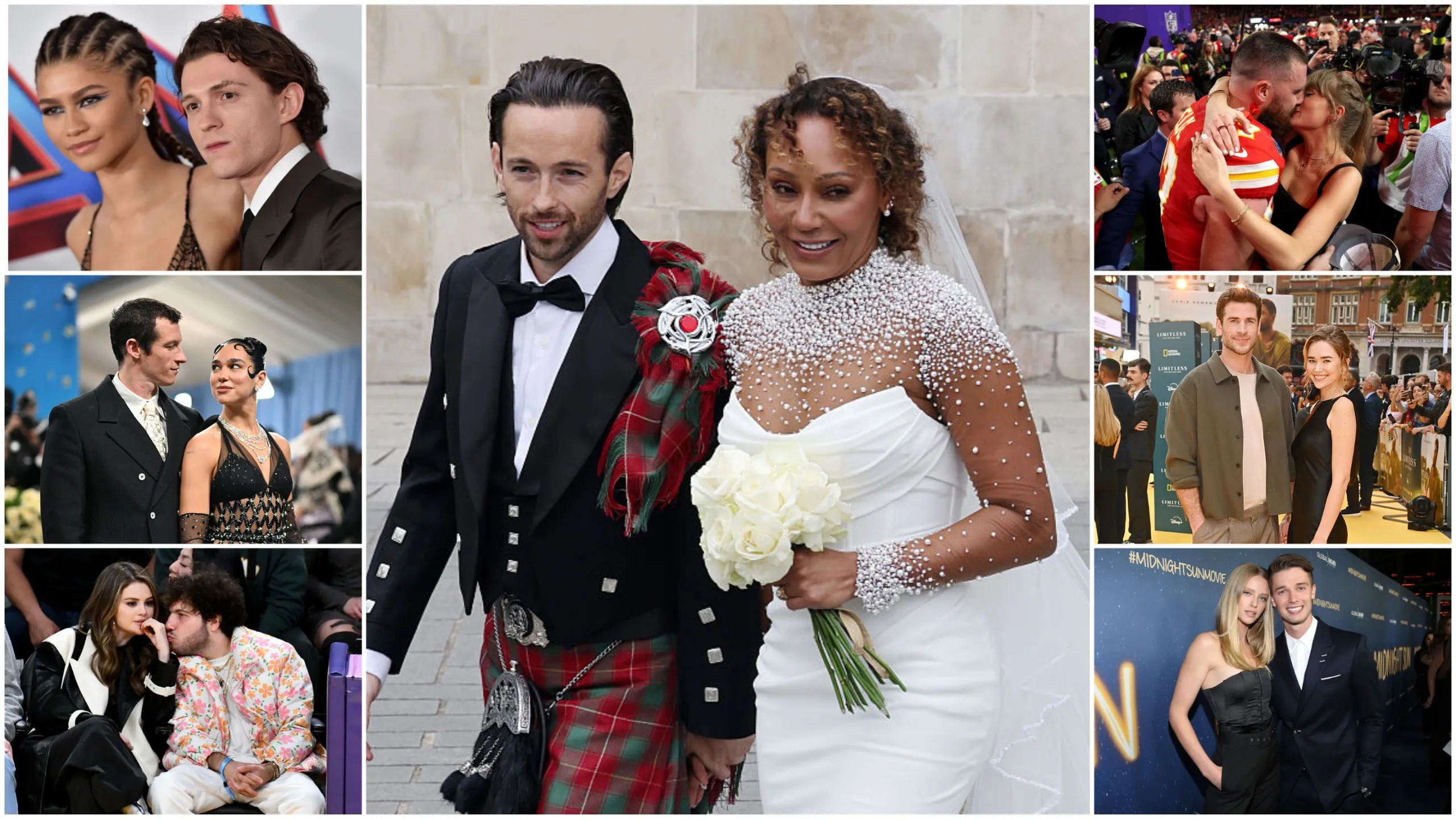 16 loved-up celeb couples who got engaged or married in 2025