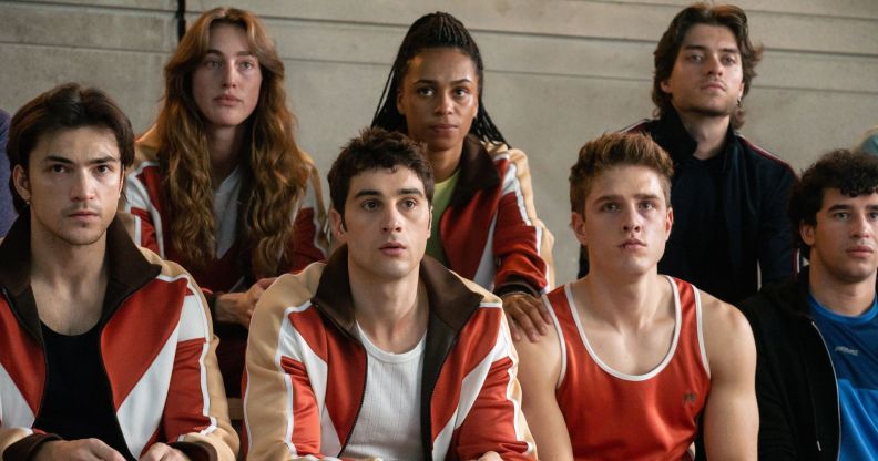 The cast of Netflix drama Olympo.