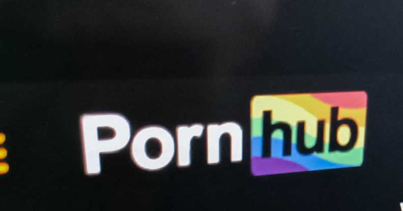 Illustration of the adult video website PornHub, France, June 3, 2025.