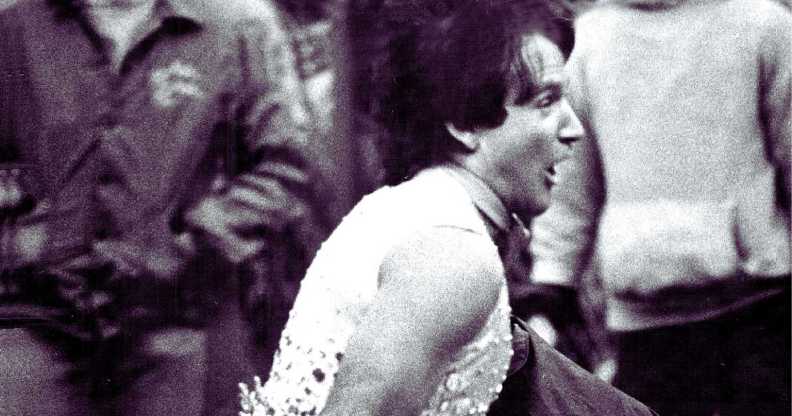 In 1979, Robin Williams became a member of the Pony Express cheerleading squad during the Bronco game.