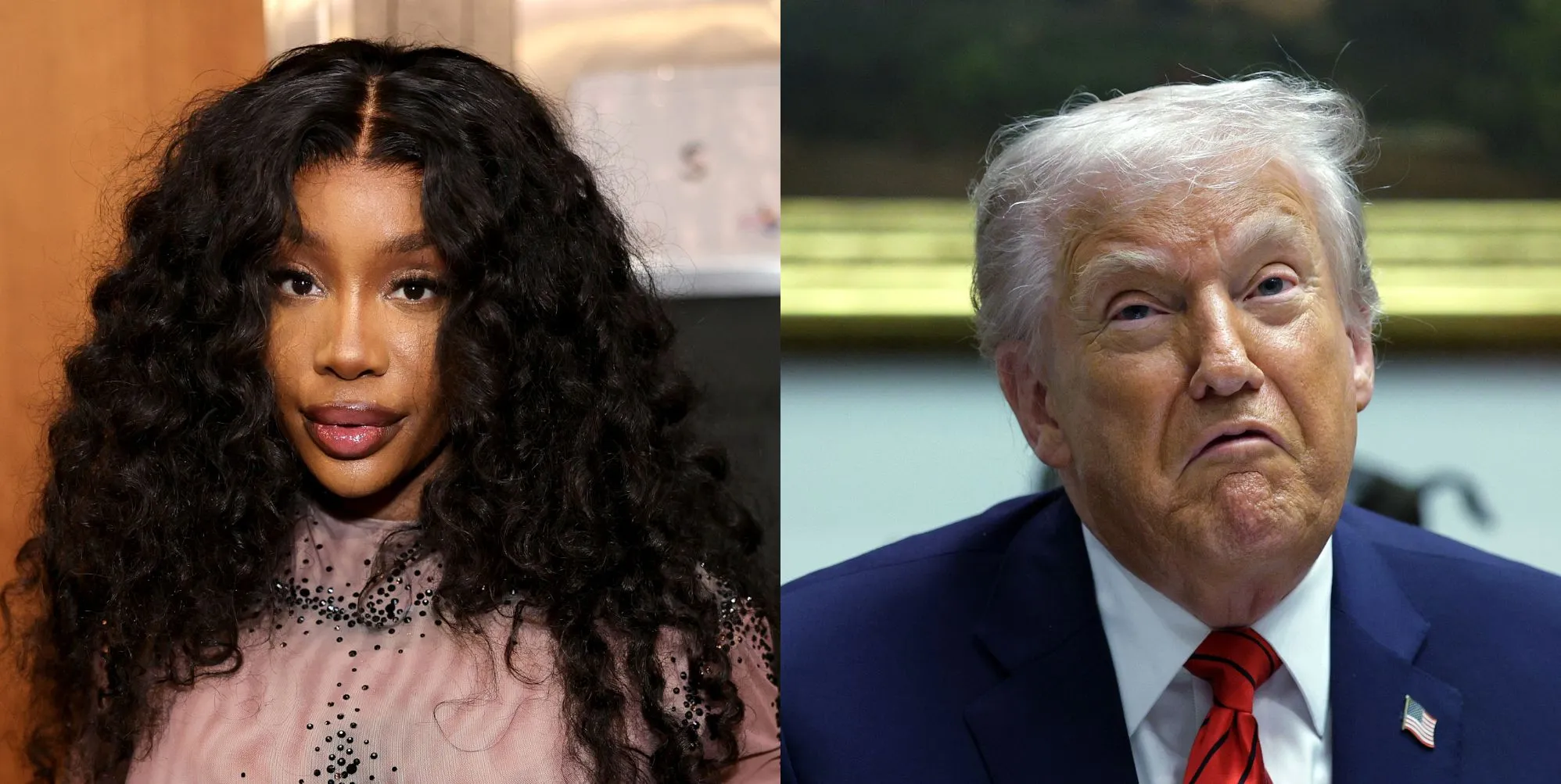 SZA has slammed the "evil" and "boring" White House for "rage-baiting" musicians after using her viral "Big Boys" over an ICE raids video.