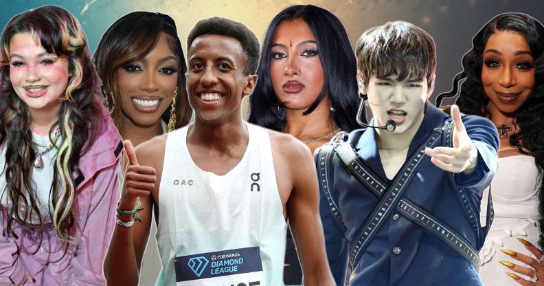 A collage featuring Lola Young, Porsha Williams, Yared Nuguse, Lara Raj, Bain and Tiffany Pollard.