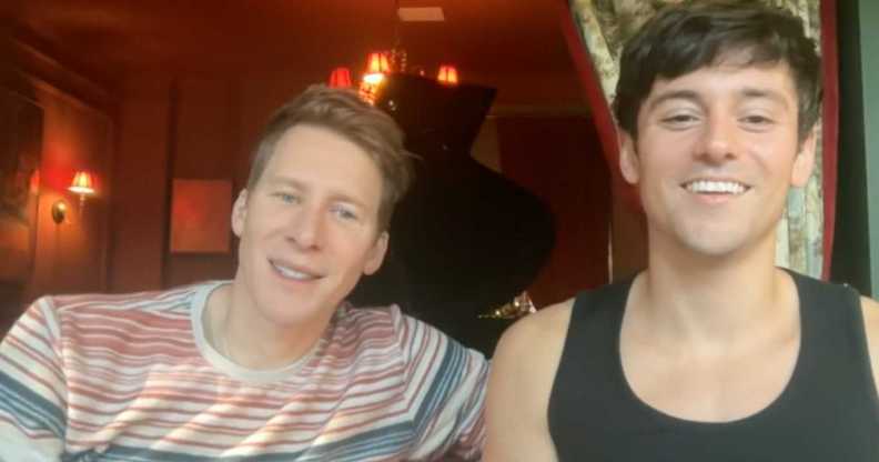 Tom Daley and his husband, Dustin Lance Black.