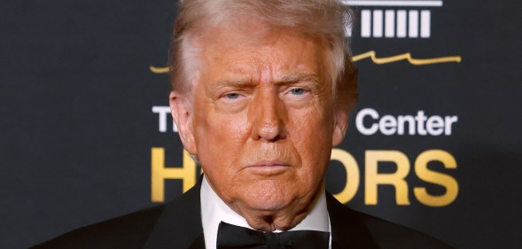 Donald Trump attends the 2025 Kennedy Center Honors at The Kennedy Center