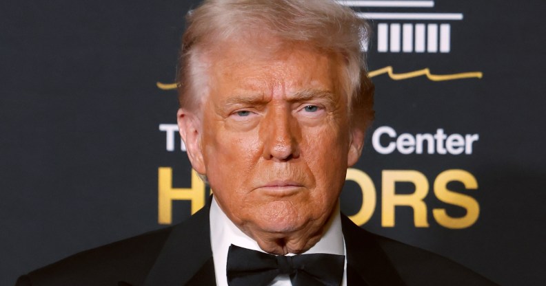 Donald Trump attends the 2025 Kennedy Center Honors at The Kennedy Center