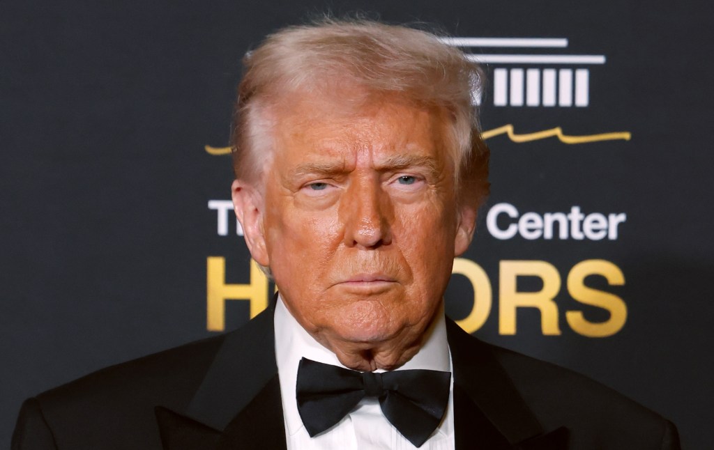 Donald Trump attends the 2025 Kennedy Center Honors at The Kennedy Center