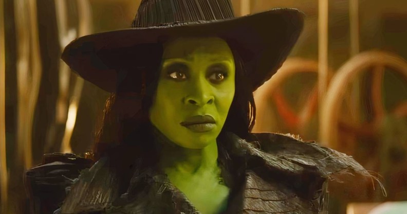 Cynthia Erivo as Elphaba in Wicked.