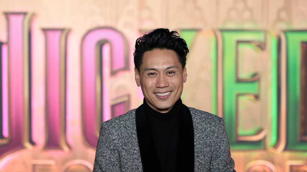 Jon M. Chu attends as Universal Pictures proudly presents the WICKED FOR GOOD US Premiere on November 17, 2025 in New York City.