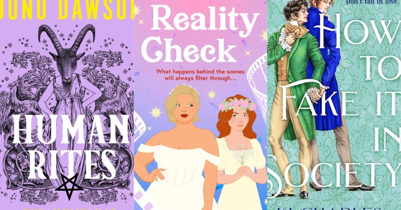 LGBTQ+ books Human Rites, Reality Check and How to Fake it in Society all arived in 2026.