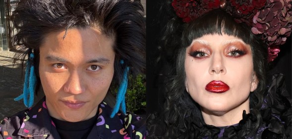 Image of Pyjama Man Johnson Wen and Lady Gaga