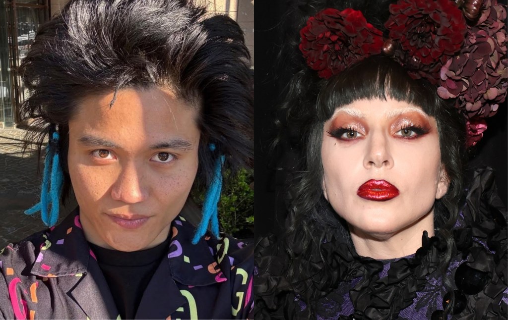 Image of Pyjama Man Johnson Wen and Lady Gaga