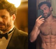 François Arnaud and Robbie GK from Heated Rivalry