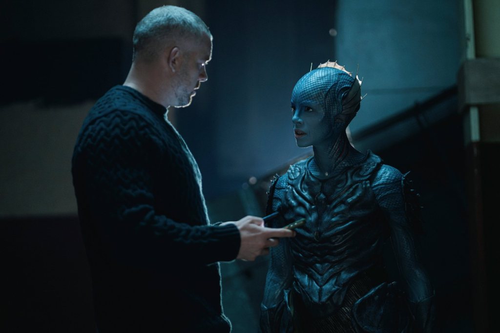 Russell Tovey and Gugu Mbatha-Raw in The War Between The Land And The Sea