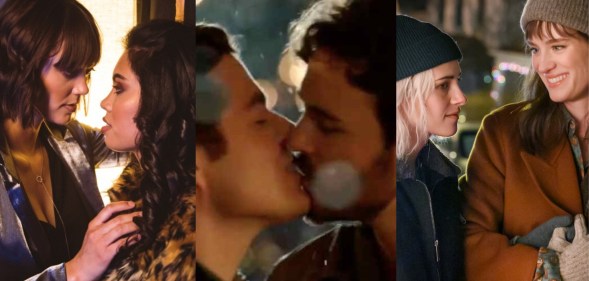 Stills from I Hate New Year's, The Christmas Setup and Happiest Season