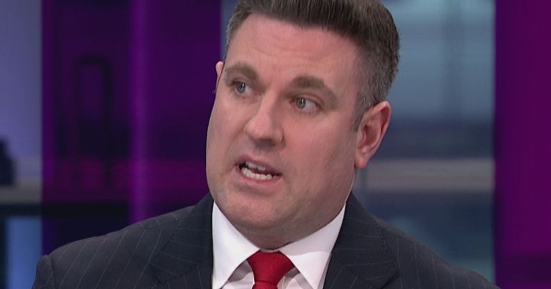 A portrait image of Charity Commission CEO David Holdsworth.