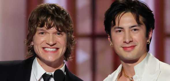 It's official: Connor Storrie and Hudson Williams will be torchbearers carrying the Olympic Flame for Milano Cortina 2026.