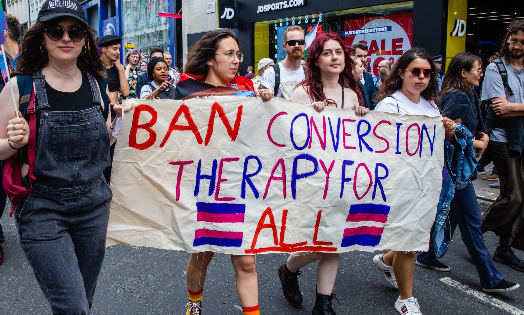 Conversion therapy protest