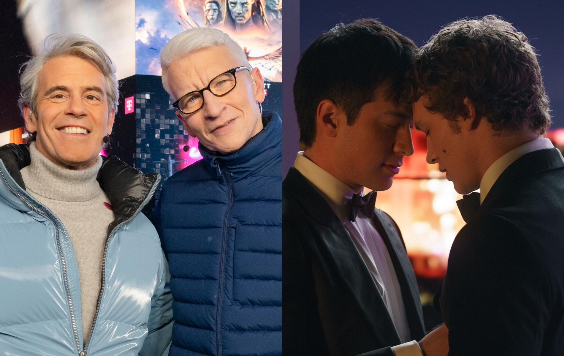 Andy Cohen and Anderson Cooper spent New Year's Eve talking about Heated Rivalry