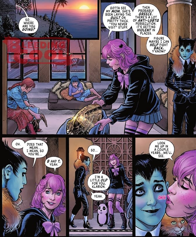 comic book series Cheetah and Cheshire Rob the Justice League