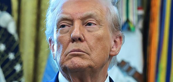 US president Donald Trump.