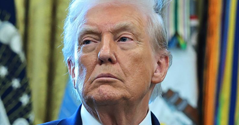 US president Donald Trump.