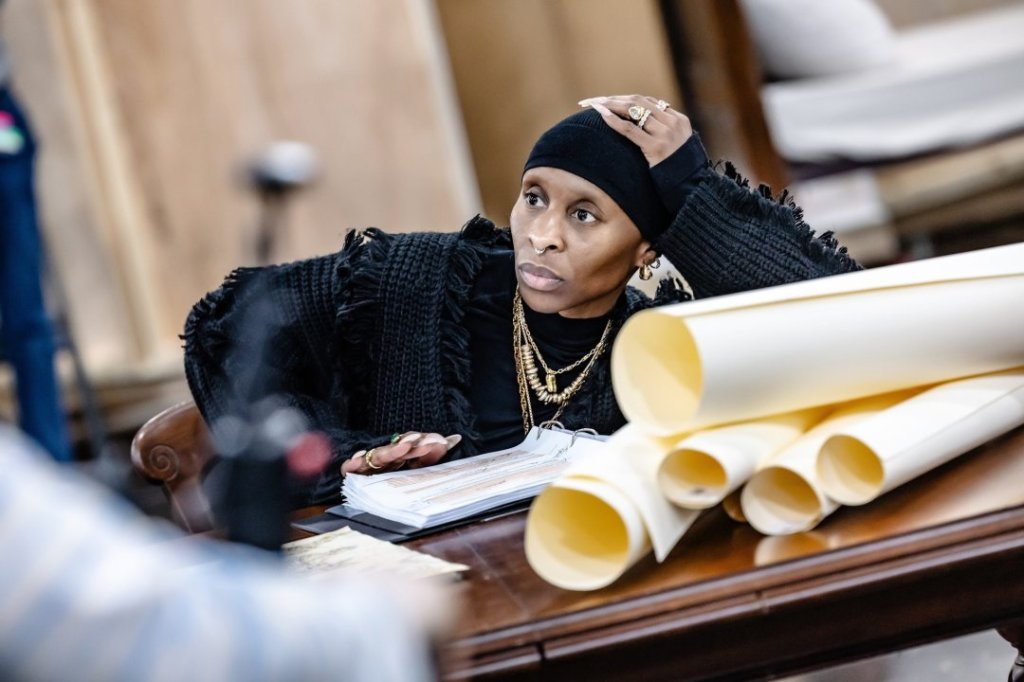 Cynthia Erivo in rehersals for Dracula.