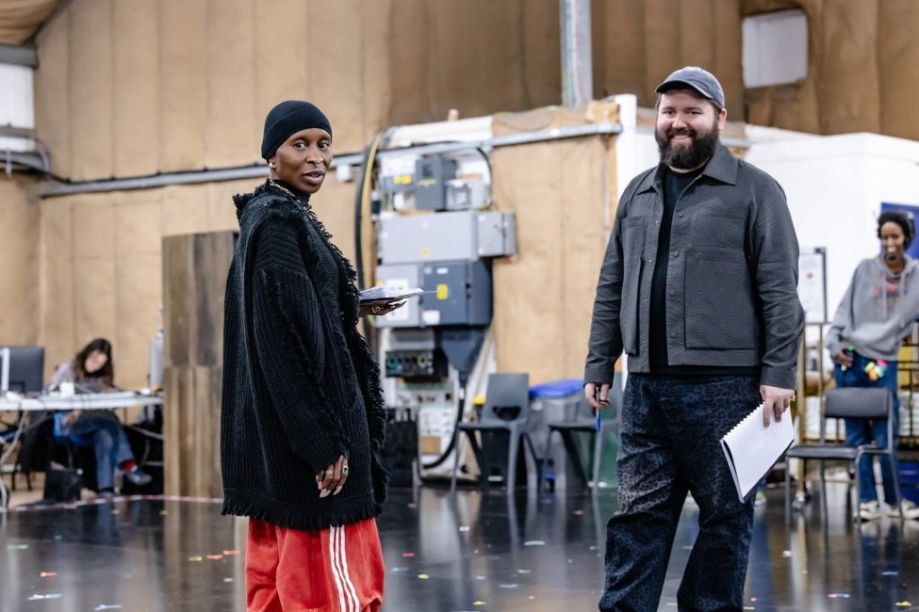 Cynthia Erivo in rehersals for Dracula.