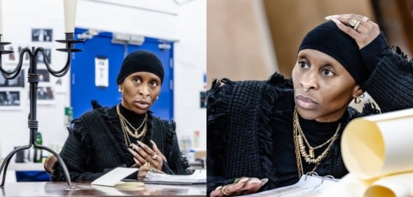 Cynthia Erivo in rehersals for Dracula.